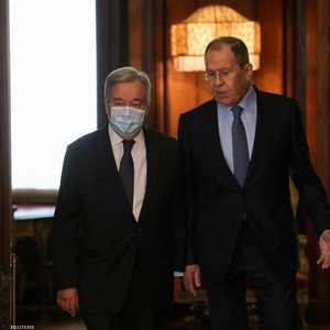 غوتيريش يلتقي لافروف في موسكو