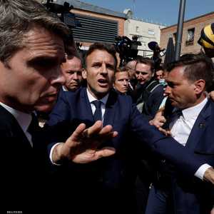 الرئيس الفرنسي إيمانويل ماكرون