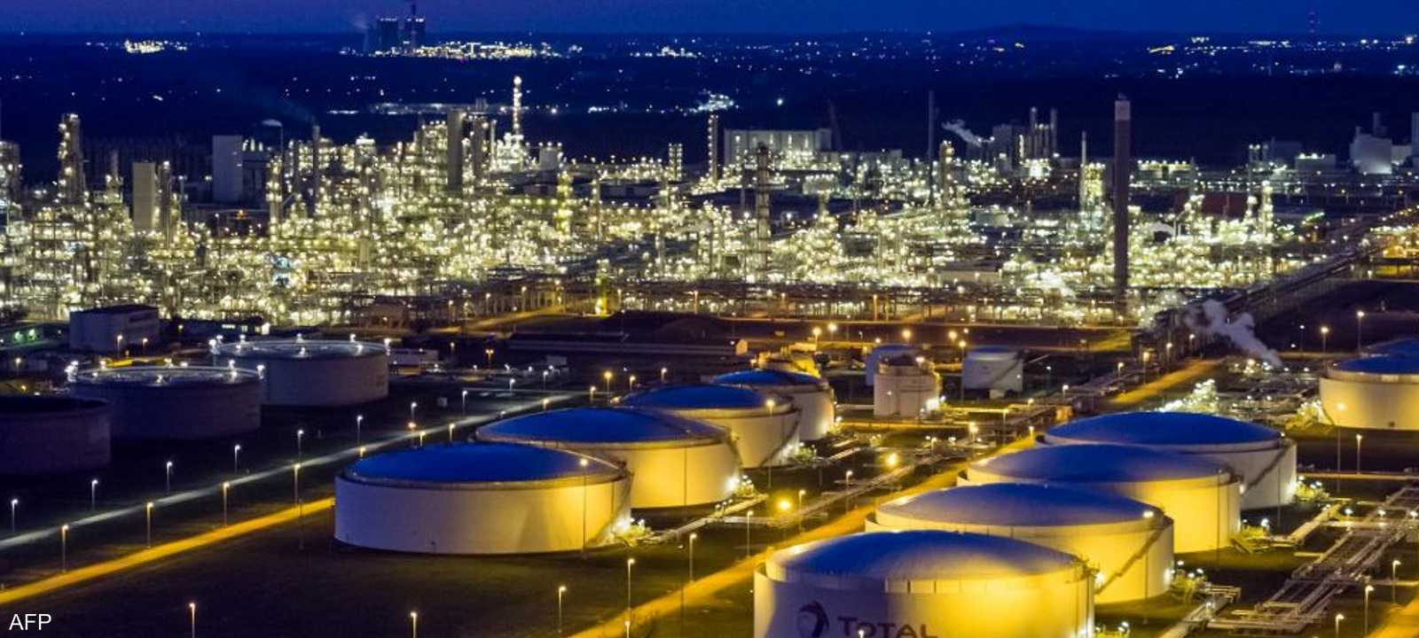 إحدى محطات تكرير النفط في ألمانيا.