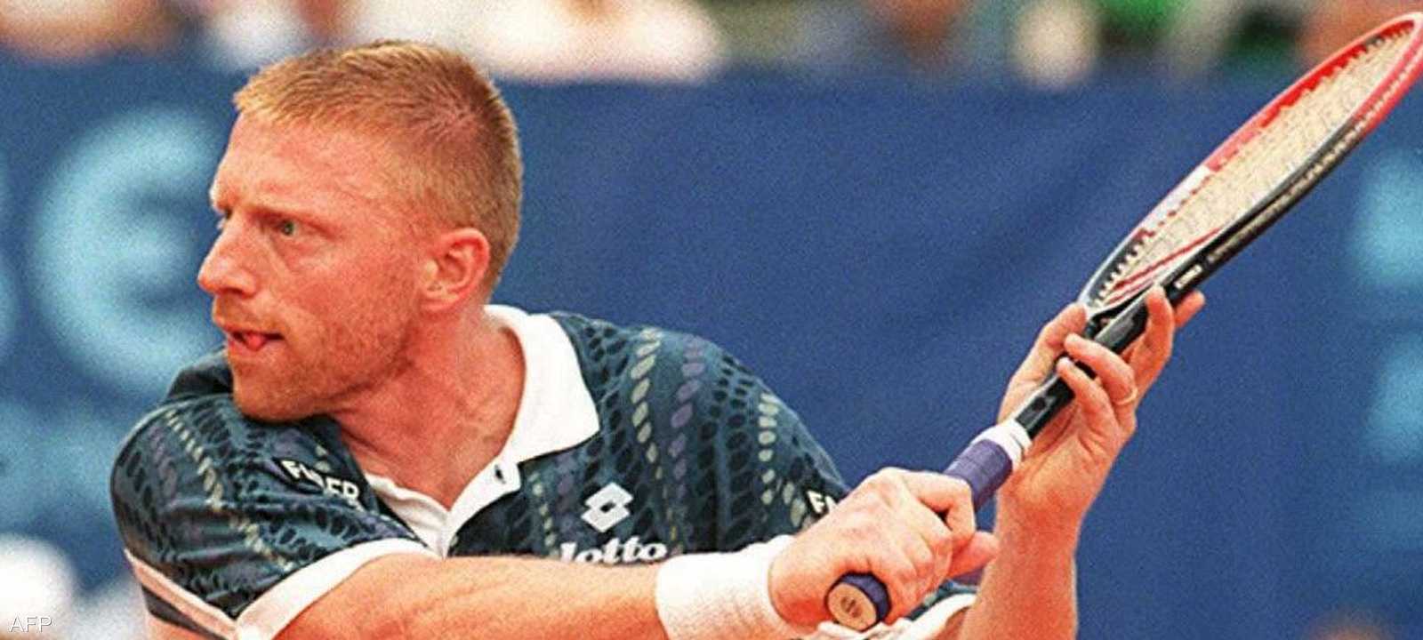 بوريس بيكر عندما كان لاعبا