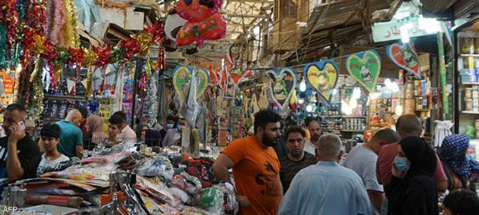 أحد الأسواق في العراق
