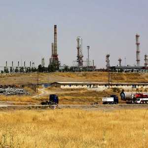 مصافي نفط قرب أربيل في كردستان العراق