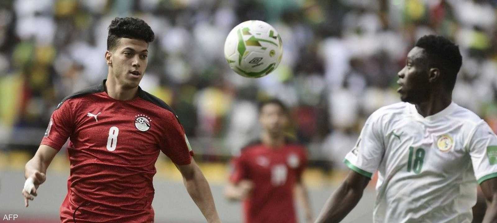 جانب من مباراة مصر والسنغال الحاسمة في داكار