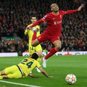 ليفربول انتصر بنتيجة 2-0 على فياريال