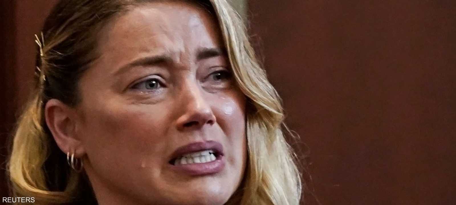 آمبر هيرد خلال المحاكمة