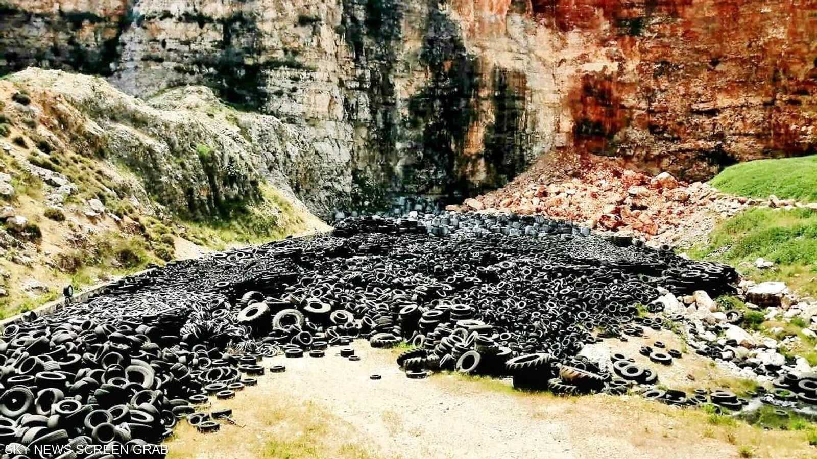 نحو مليون إطار تُرمى في لبنان سنويا