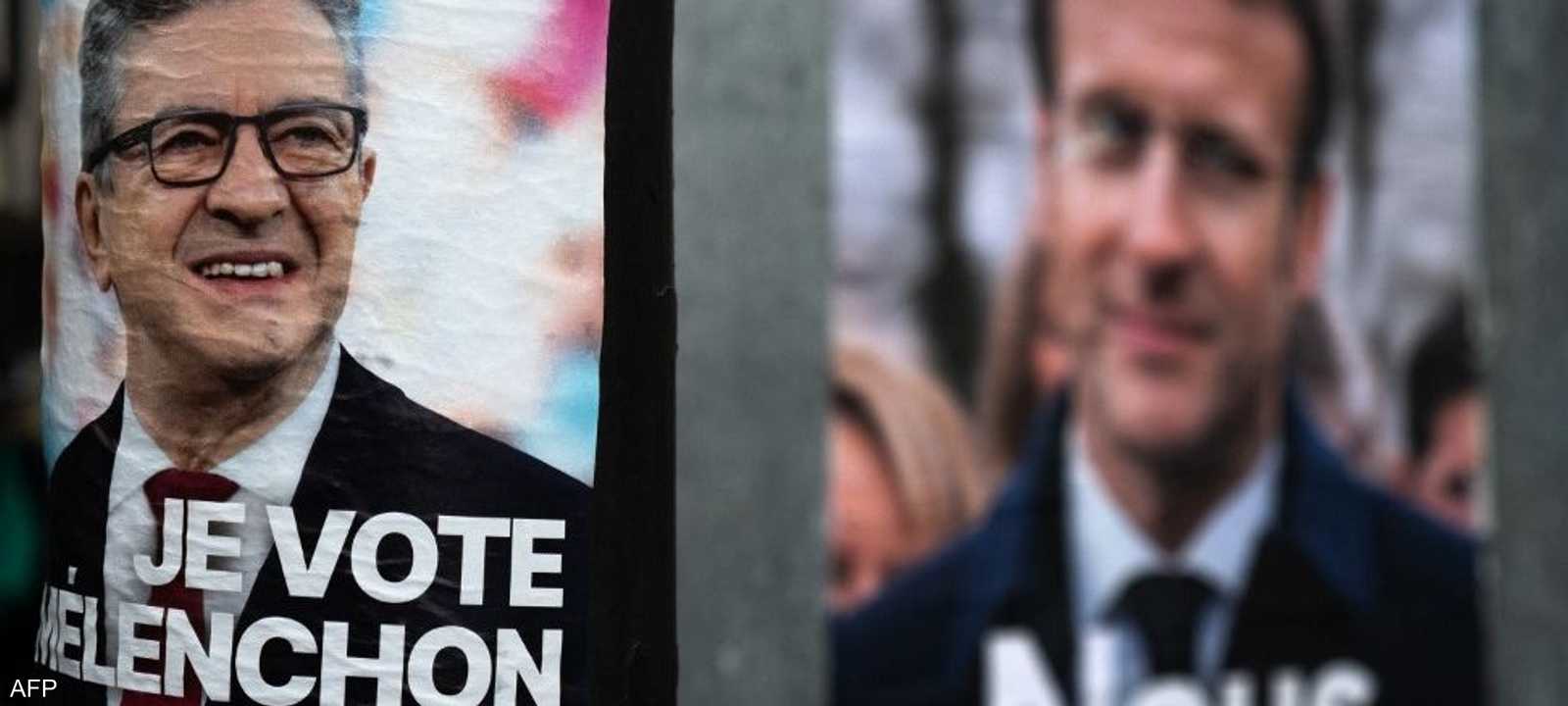 يسعى ميلونشون إلى منافسة ماكرون في الحكم