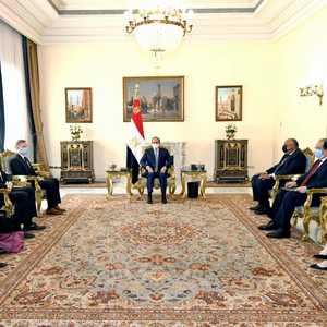 السيسي يستقبل سوليفان في القاهرة.