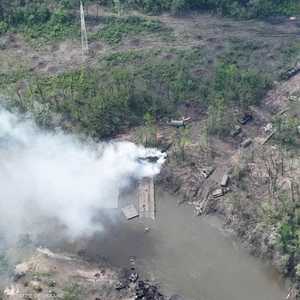 صورة للخسائر في نهر سيفرسكي دونيتس