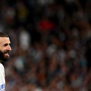 مهاجم ريال مدريد كريم بنزيمة.