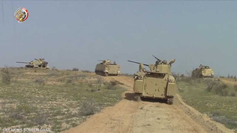 الجيش المصري يدمر بؤر الإرهاب في سيناء