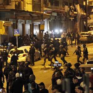 انتشار كثيف للجيش الإسرائيلي خلال جنازة وليد الشريف.