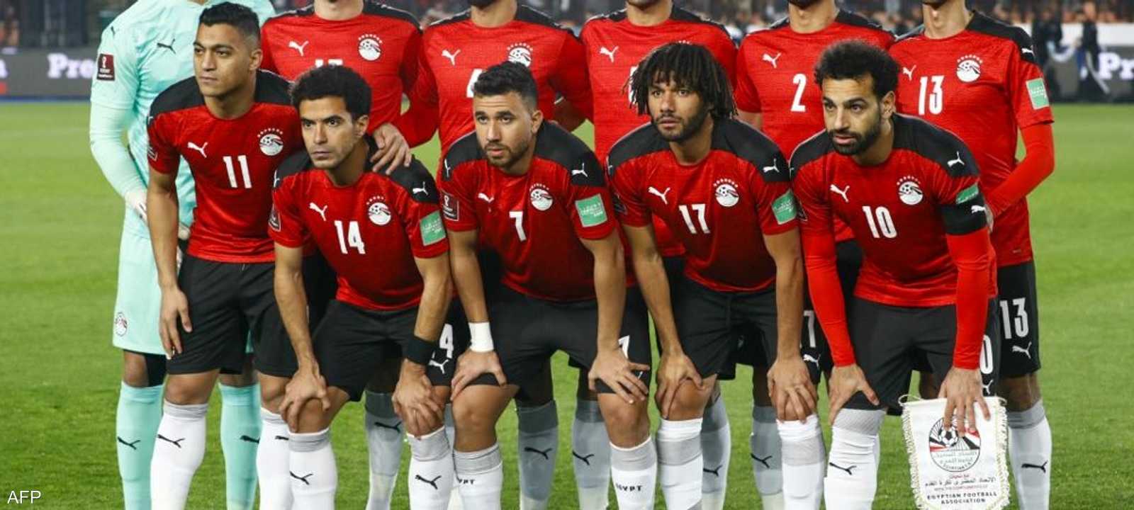 لاعبو المنتخب المصري.