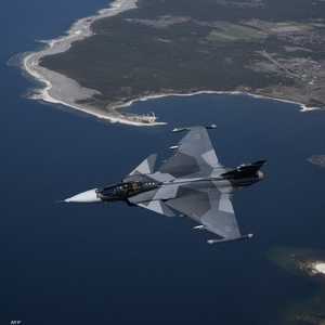 مقاتلة سويدية - أرشيفية