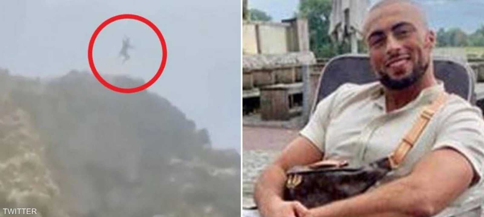 لمرابط قفز من أعلى جرف