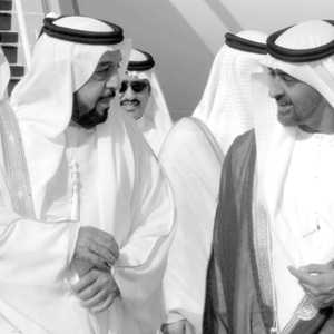 الشيخ محمد بن زايد والشيخ خليفة بن زايد