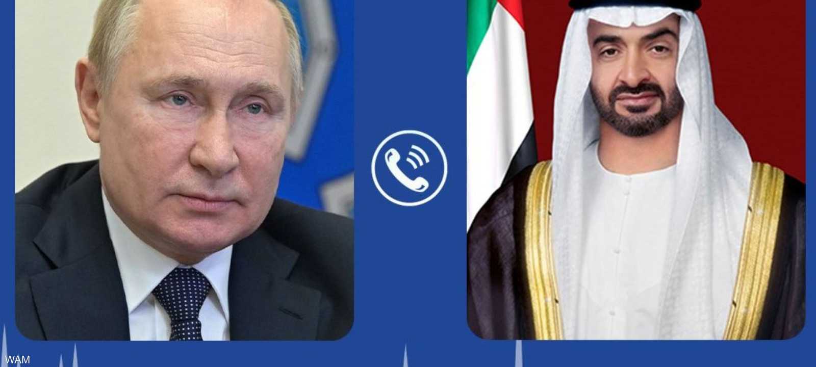 بوتن اتصل هاتفيا بالشيخ محمد بن زايد