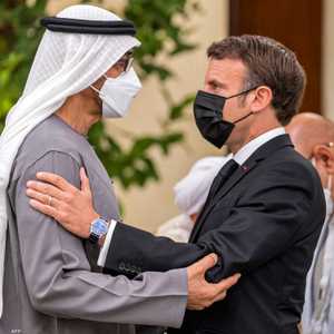 الرئيس الفرنسي زار أبوظبي لتقديم العزاء