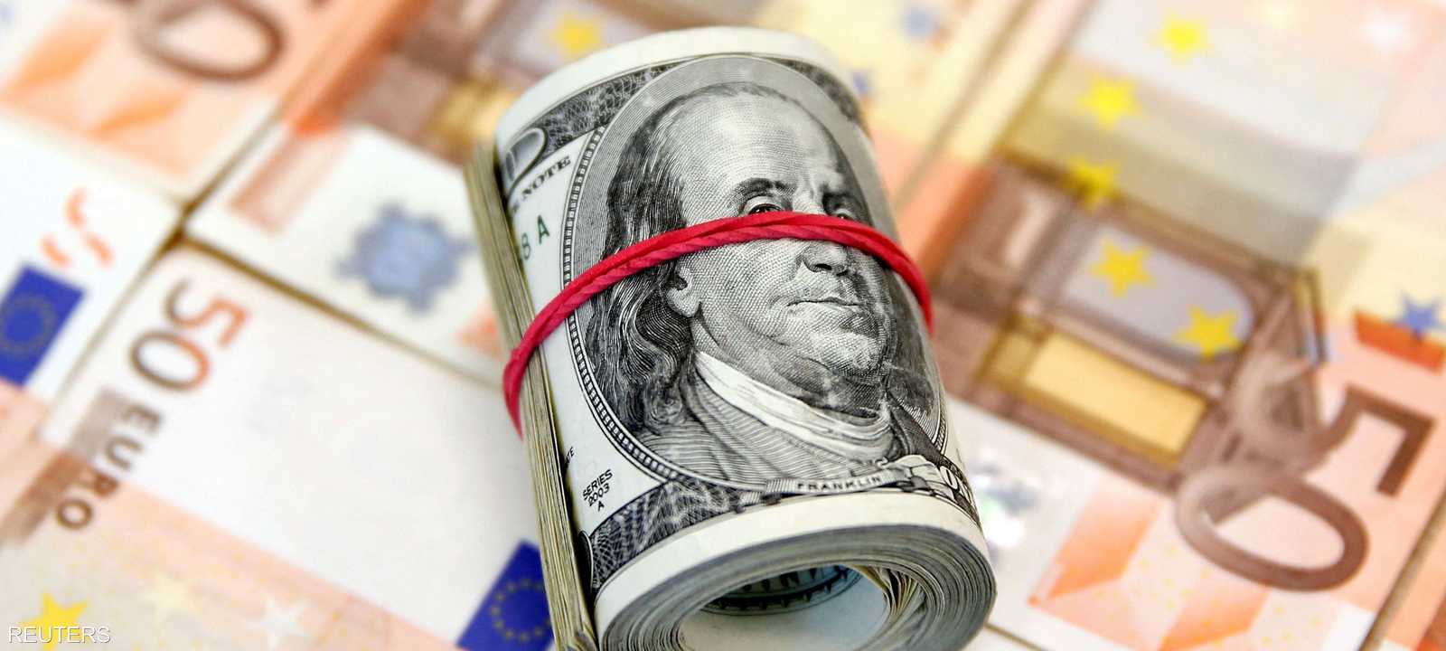 الدولار مقابل اليورو
