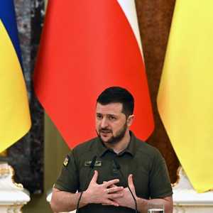 الرئيس الأوكراني فولوديمير زيلينسكي.