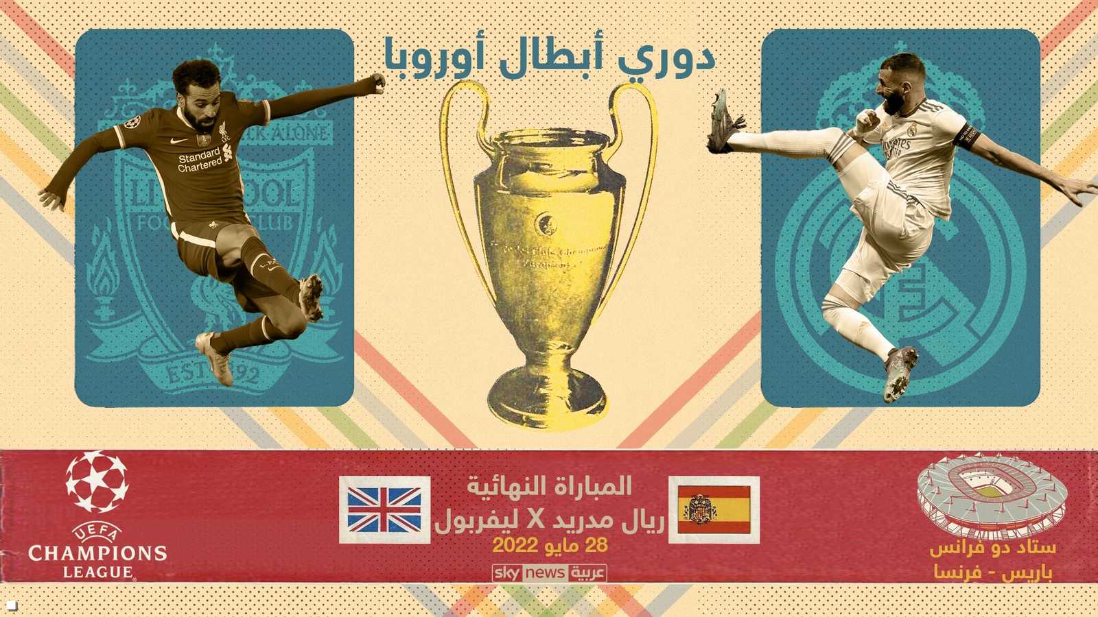 مباراة نارية بين ريال مدريد وليفربول