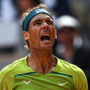 كرة المضرب الإسباني رافايل نادال.