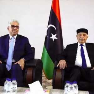 اجتماع بين عقيلة صالح وفتحي باشاغا