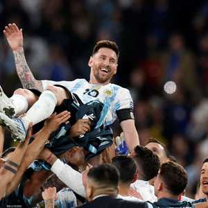 احتفالات لاعبي المنتخب الأرجنتيني