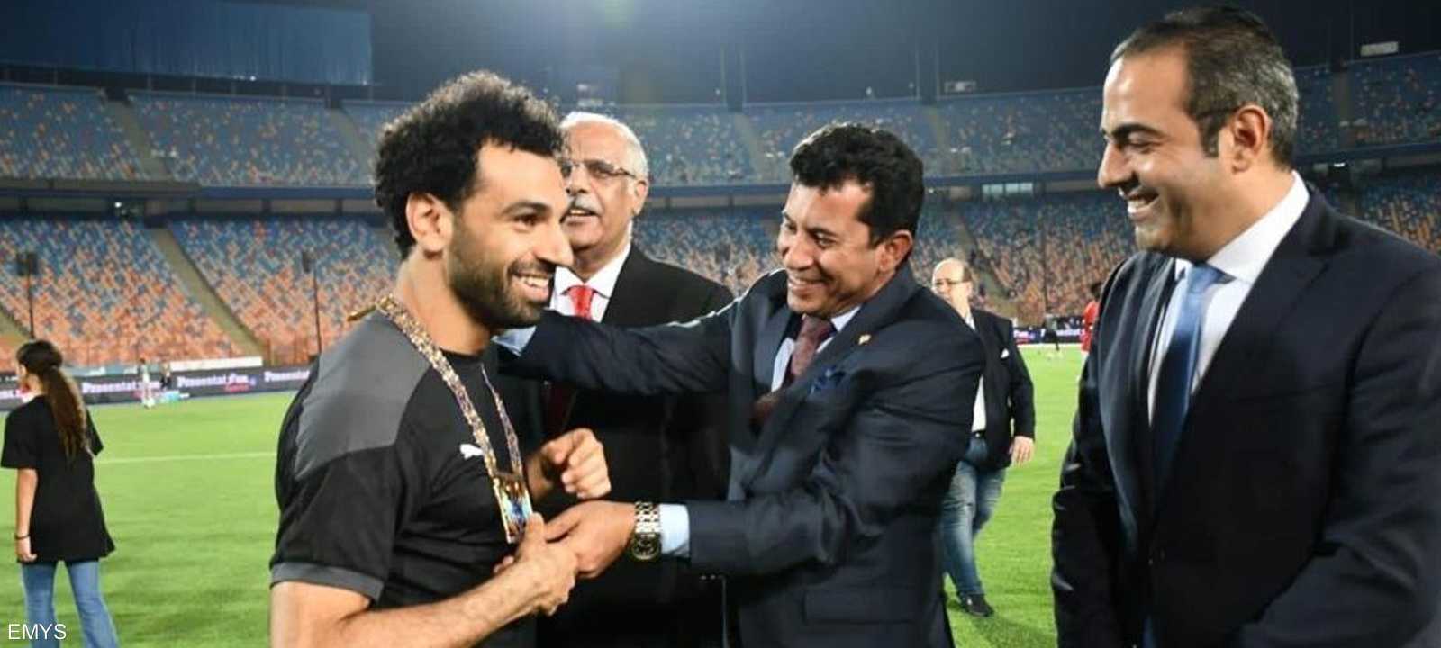 صلاح خلال تكريمه