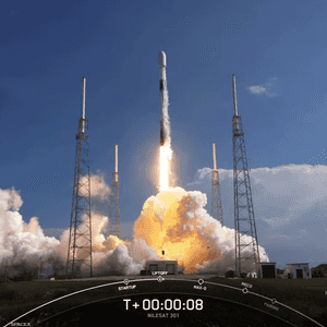 إطلاق القمر الاصطناعي المصري "نايل سات 301"