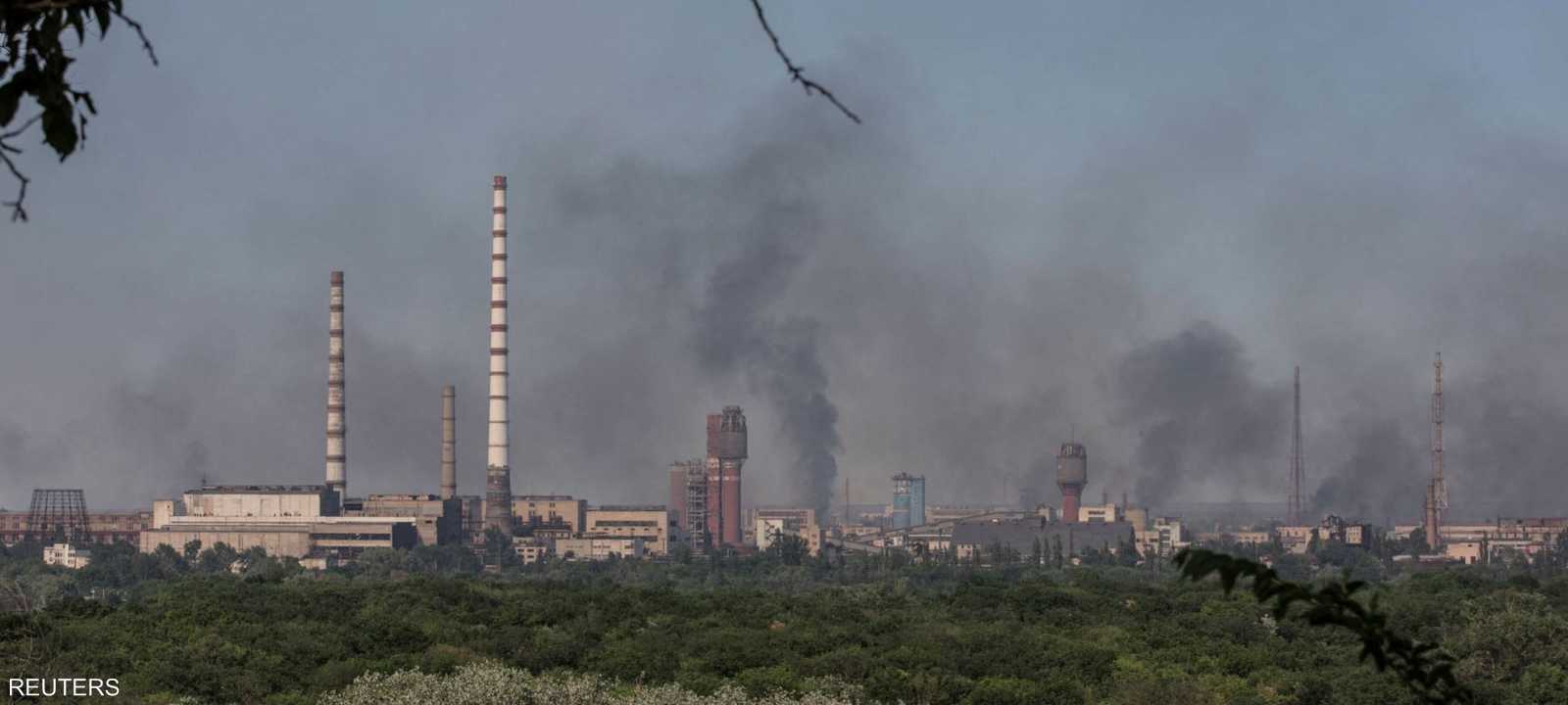 مصنع آزوت للكيماويات في مدينة سيفيرودونيتسك