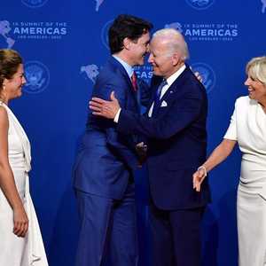 جانب من لقاء ترودو وبايدن الأسبوع الماضي