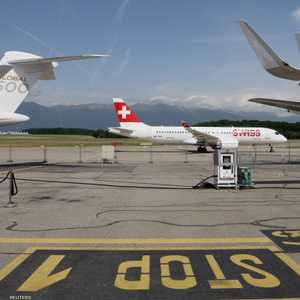 طائرات تابعة للخطوط الجوية السويسرية