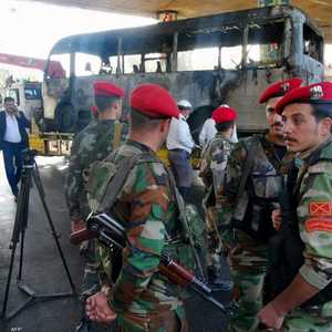 أرشيفية لهجوم سابق استهدف حافلة في سوريا