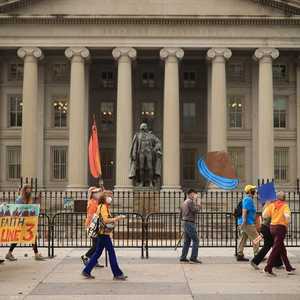 مبنى الخزانة الأميركية في العاصمة واشنطن.