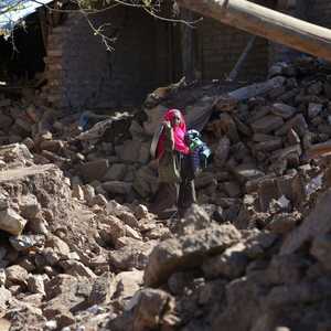 جانب من آثار زلزال ضرب أفغانستان في 2015.