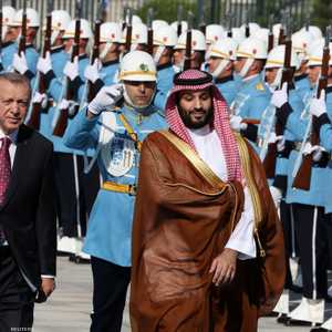 الرئيس التركي يستقبل ولي العهد السعودي