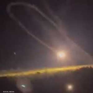 لحظة سقوط الصاروخ الروسي.