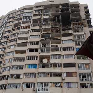 جانب من الدمار الذي طال تشيرنيهيف (أرشيفية)