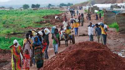 القتال في اقليم تقراي اجبر آلاف الإثيوبيين للجوء إلى السودان