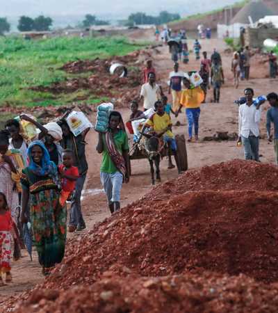 القتال في اقليم تقراي اجبر آلاف الإثيوبيين للجوء إلى السودان