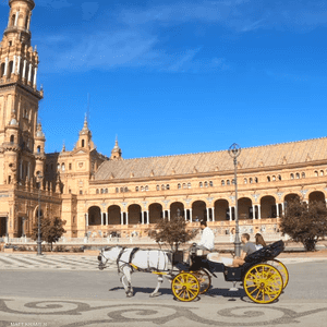 جانب من مدينة إشبيلية الإسبانية