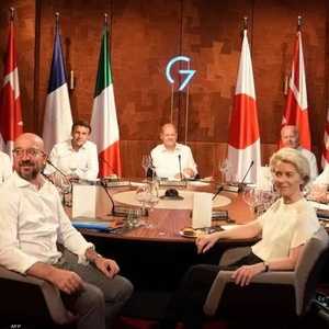 جانب من اجتماع قادة مجموعة السبع في ألمانيا.