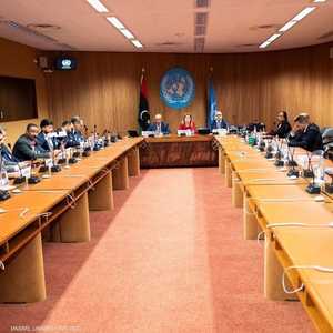 جانب من محادثات ليبيا في جنيف