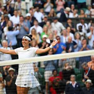 ُأنس جابر أول عربية إلى نصف نهائي بطولة كبرى