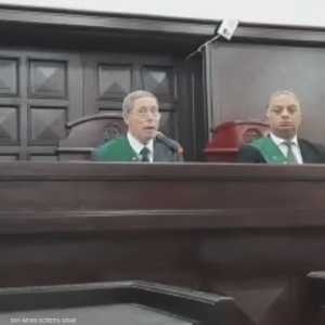 لحظة النطق بحكم الإعدام على قاتل نيرة أشرف