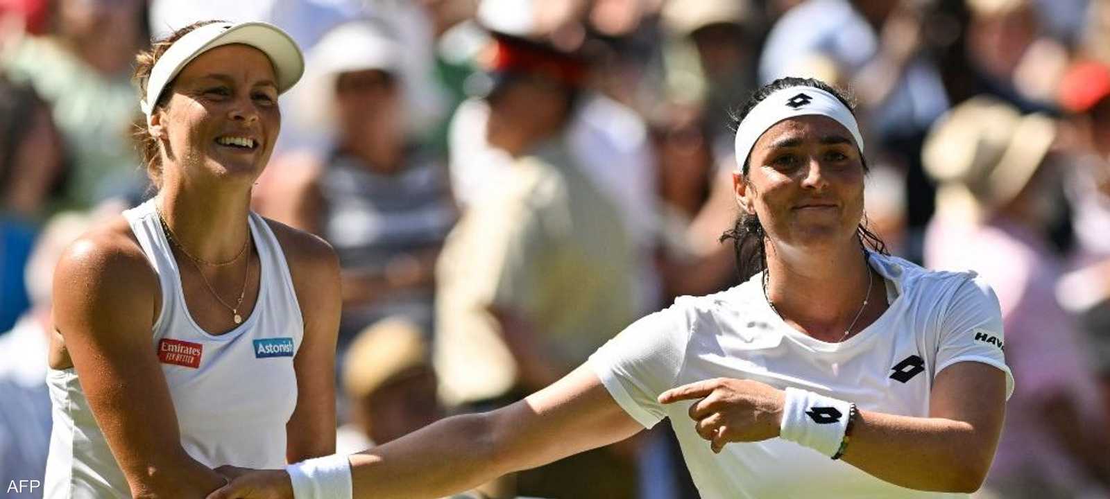 أنس جابر تقدم ماريا للجماهير في لفتة مؤثرة