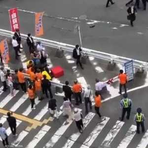 آبي أصيب بالرصاص أثناء إلقاء كلمة