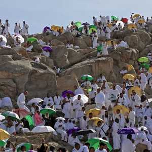 استقرت جموع الحجاج على جبل عرفات
