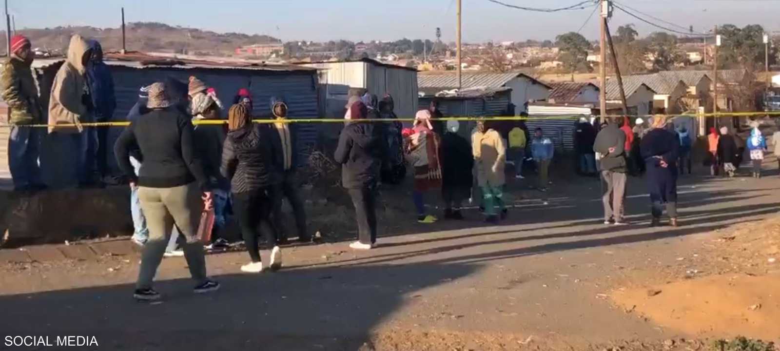 إطلاق النار وقع بأكبر مدينة صفيح في جوهانسبرغ
